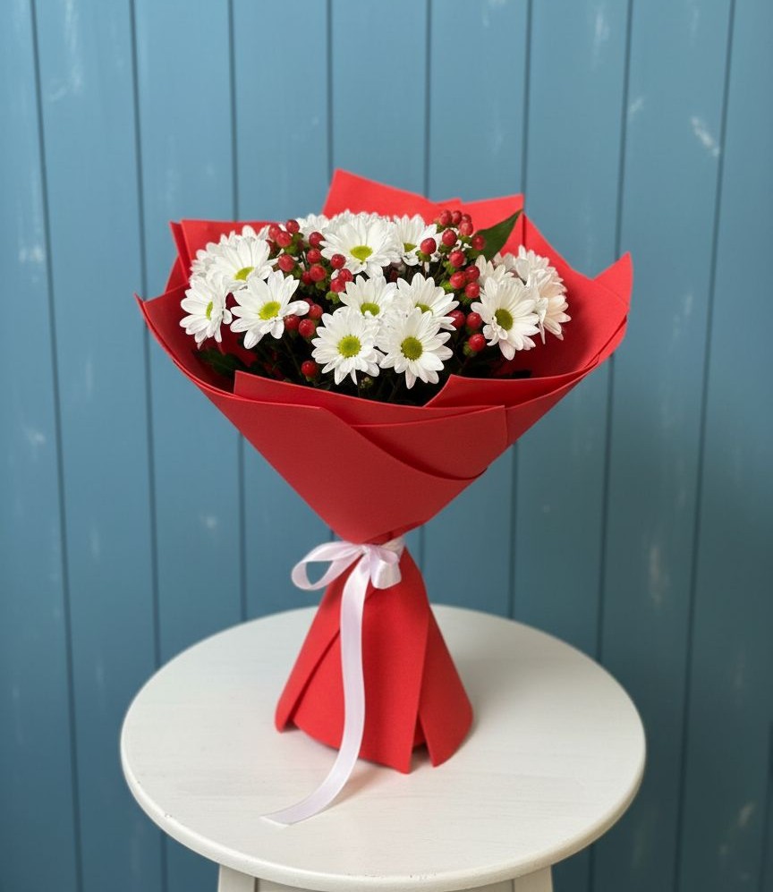 Букет цветов из: Хризантемы в Селиваниху