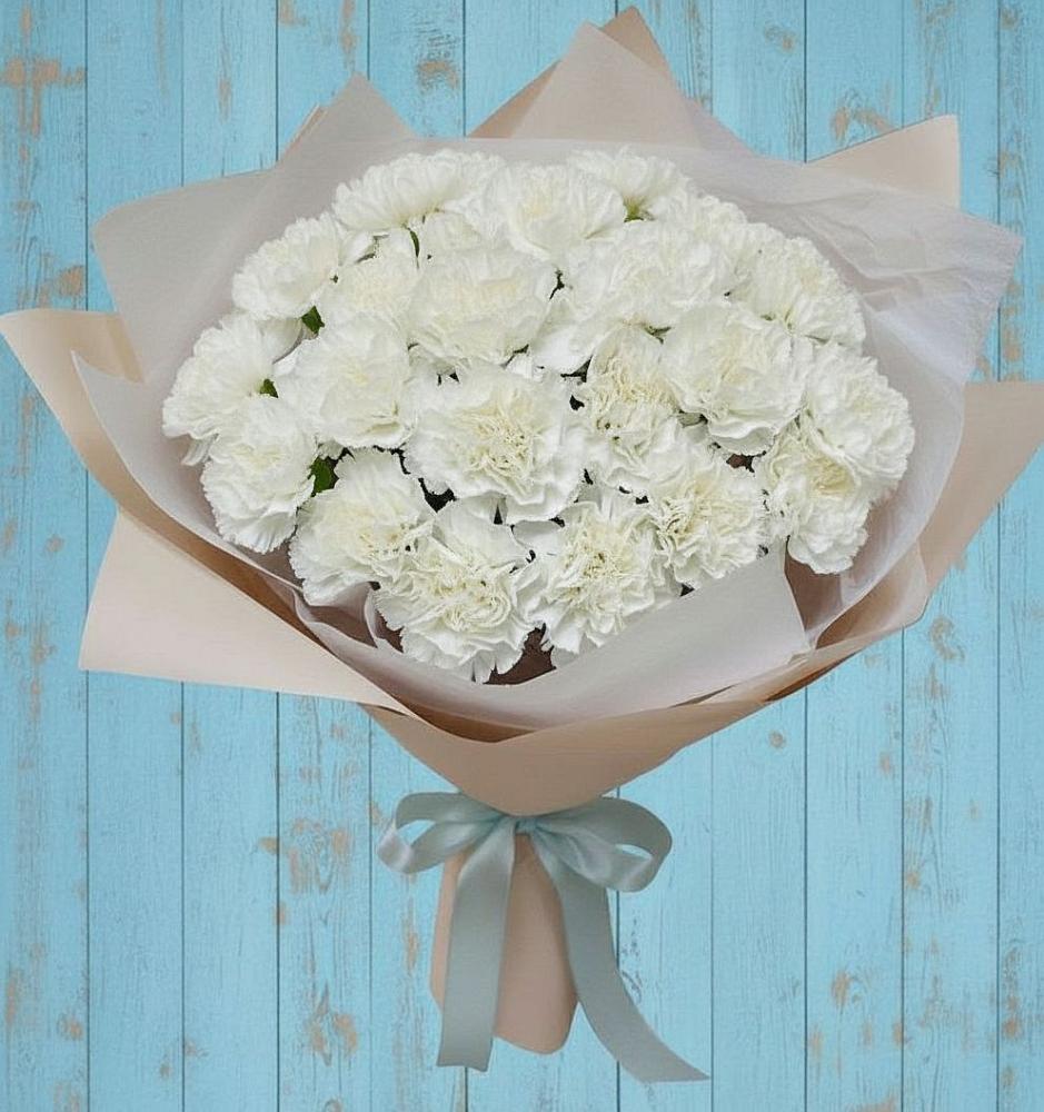 Букет цветов из: Гвоздики в Селиваниху