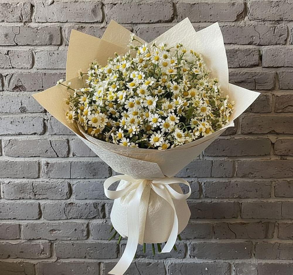 Букет цветов из: Ромашки в Селиваниху