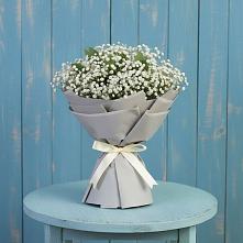 Букет цветов из:  Гипсофила в Селиваниху