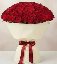 Букет 101 Красная роза Милано в Селиваниху
