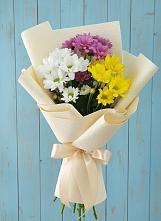 Букет цветов из:  Хризантемы в Селиваниху