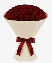 Букет 101 Бордовая роза Блэк Бакарра в Селиваниху