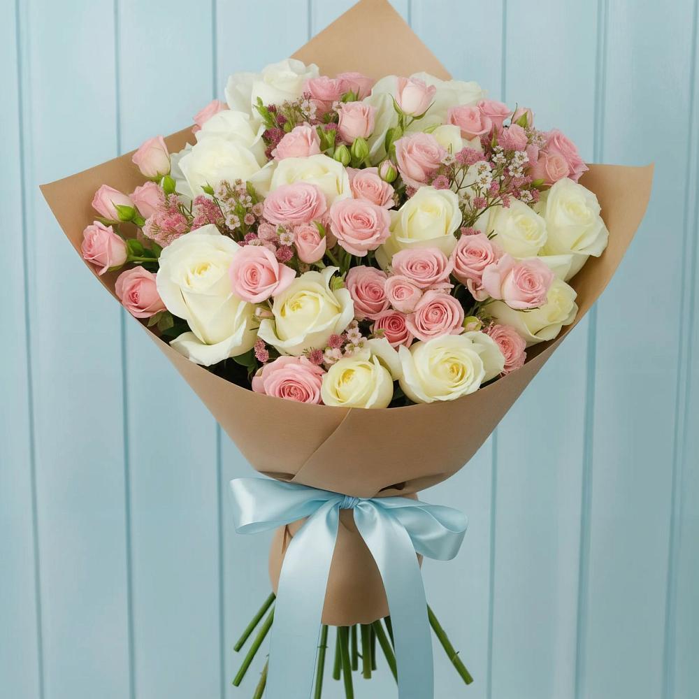 Букет цветов из: Розы в Селиваниху