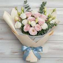 Букет цветов из:  Лизиантусы в Селиваниху