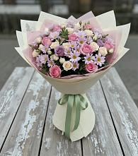 Букет цветов из:  Розы и Хризантемы #REPLACE_PRED# Селиваниху