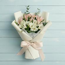 Букет цветов из:  Альстромерии в Селиваниху