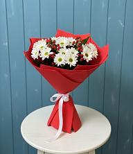 Букет цветов из:  Хризантемы в Селиваниху