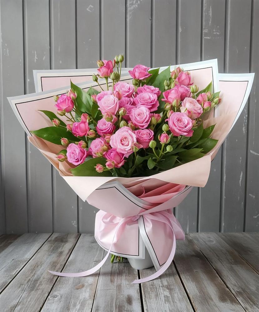 Букет Розовый кустик в Селиваниху