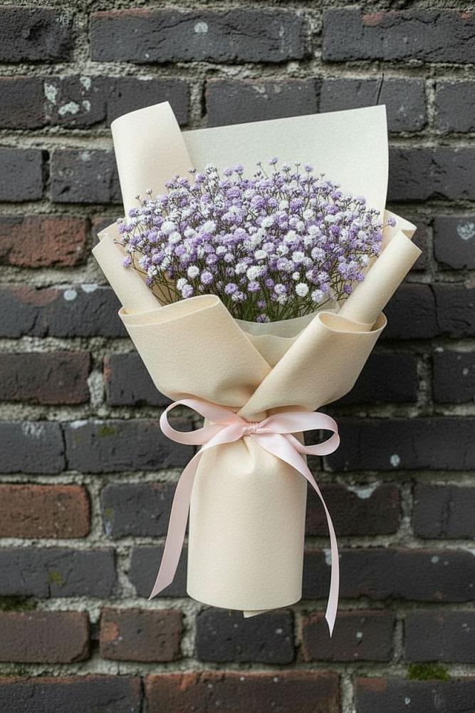 Букет цветов из: Гипсофила в Селиваниху