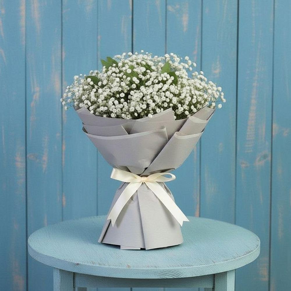 Букет цветов из: Гипсофила в Селиваниху