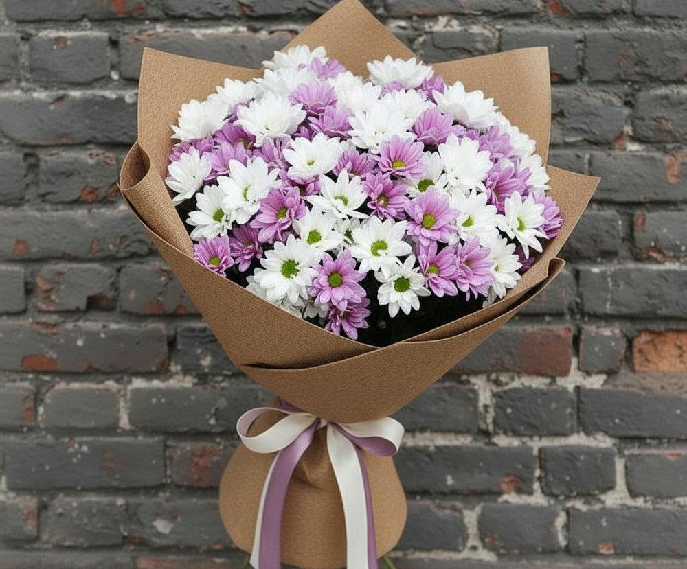 Букет цветов из: Хризантемы в Селиваниху