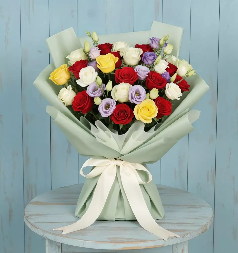 Букет цветов из: Розы в Селиваниху